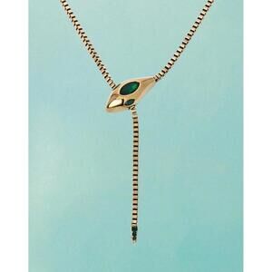 Taylor Swift All I Think About is Karma Snake Necklace